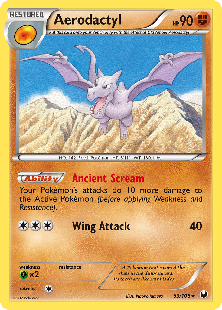 Dark Explorers Aerodactyl #53/108